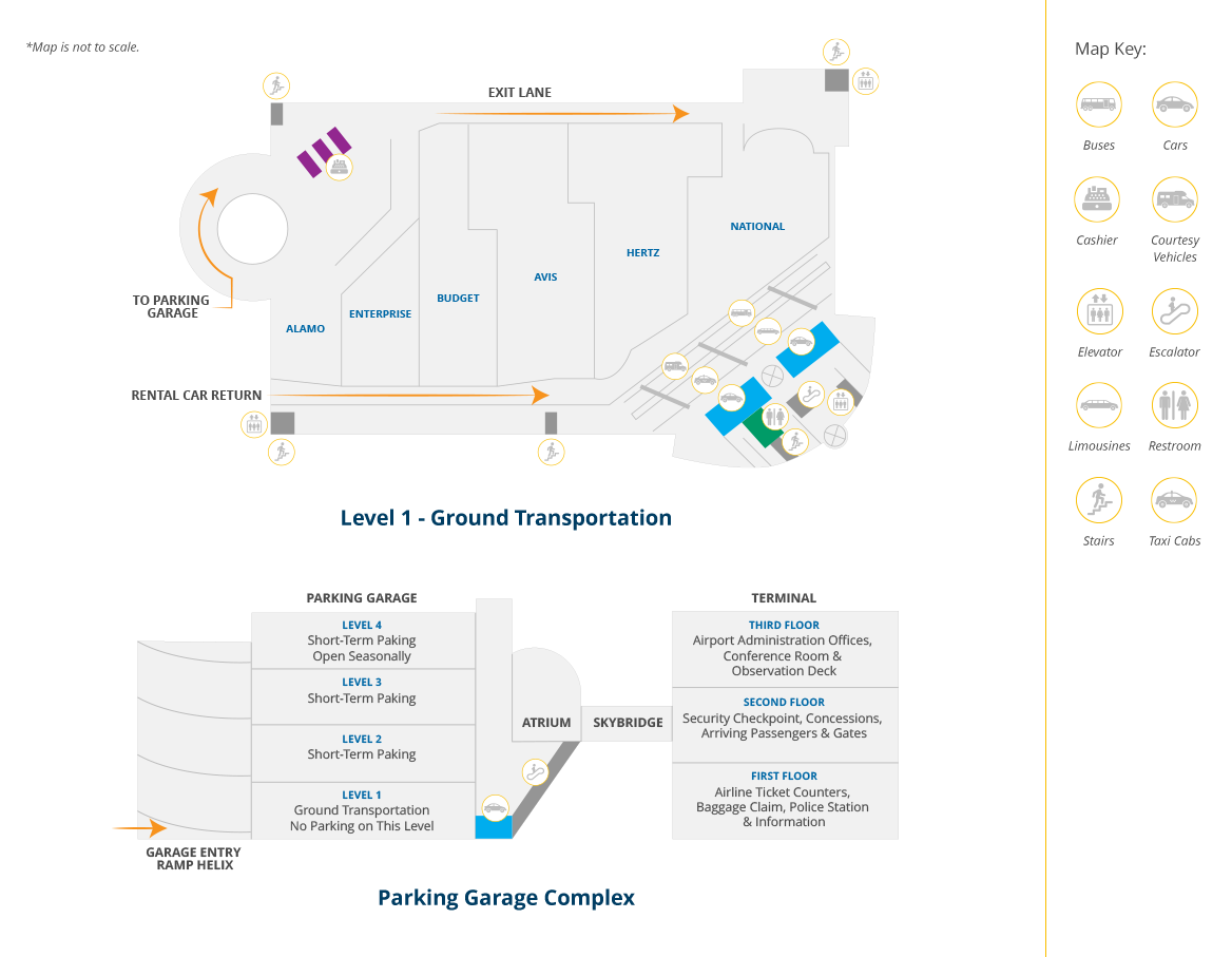 Airport Maps Harrisburg International Airport