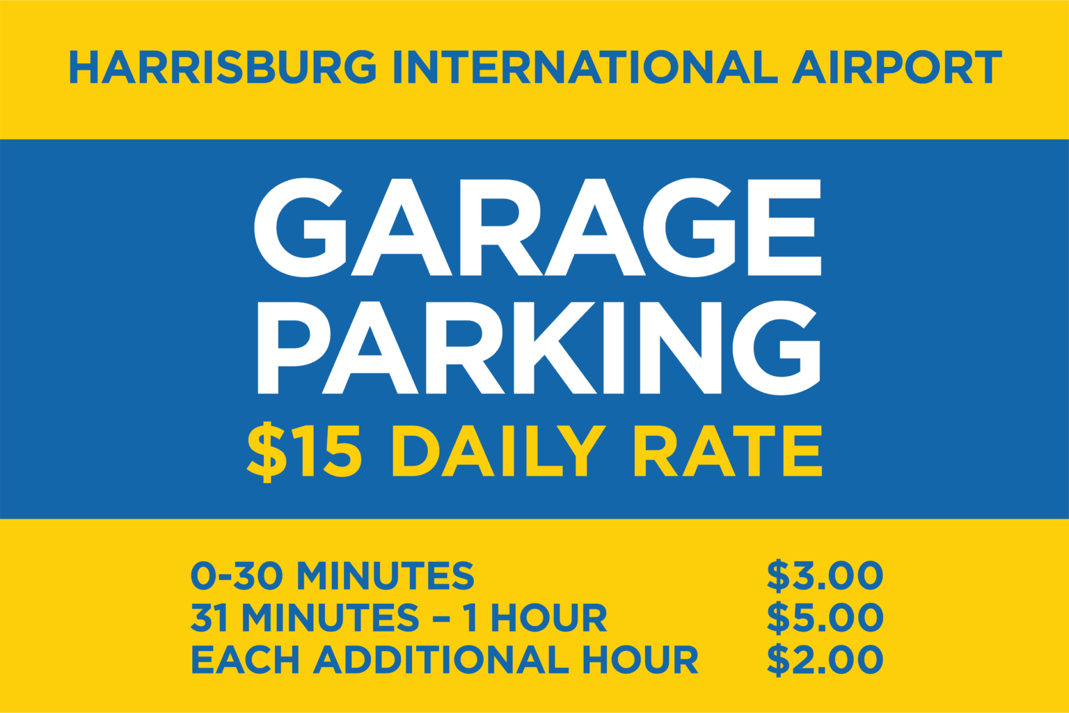 Parking Options at the Airport Harrisburg International Airport